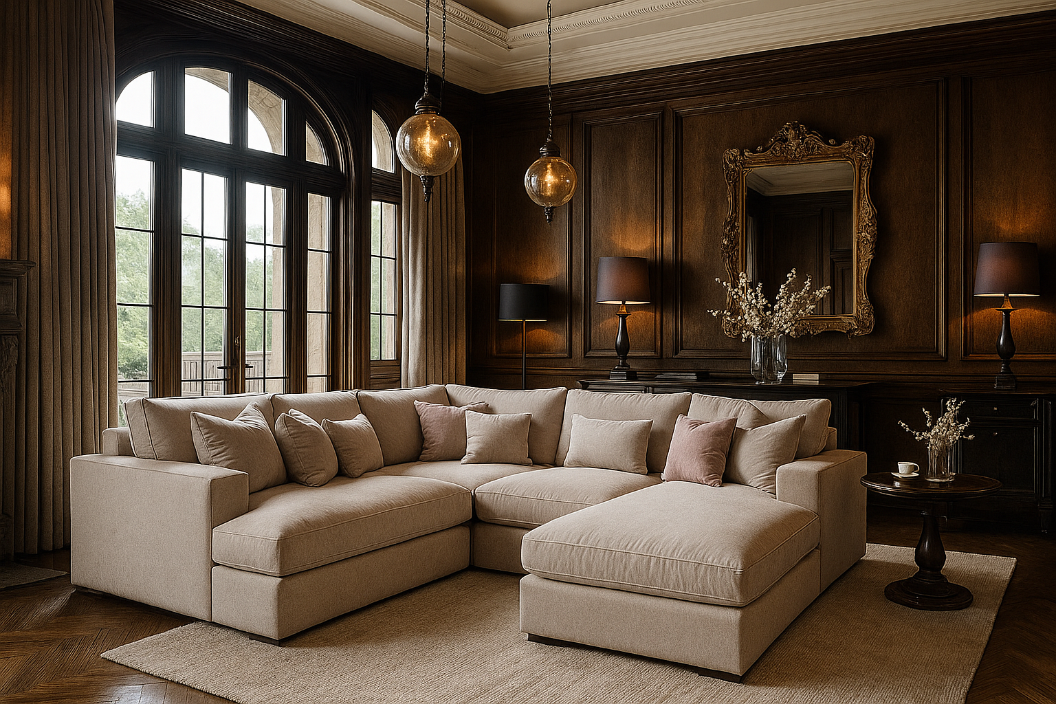 Handmade U-Shaped Sofas