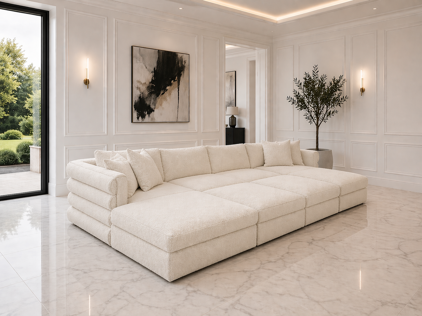 Dior Pannelled Cinema Sofa