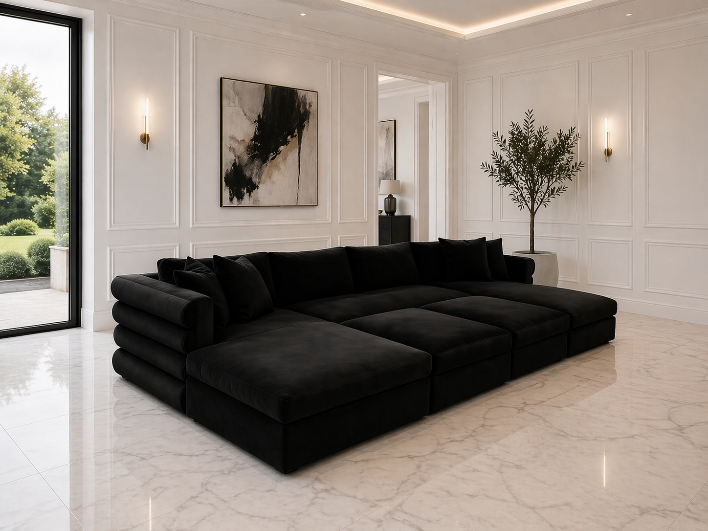 Dior Pannelled Cinema Sofa