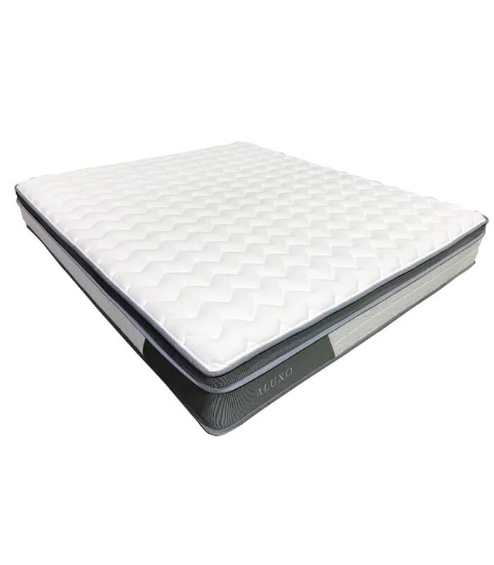 Aluxo Oasis 2000 Pocket Memory Pillow Top Mattress In a Box