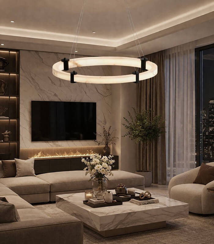 Aurora Marble Chandelier