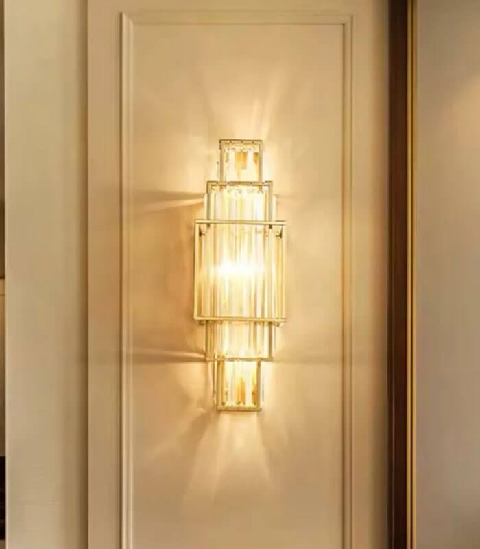 Barcelona crystal wall light