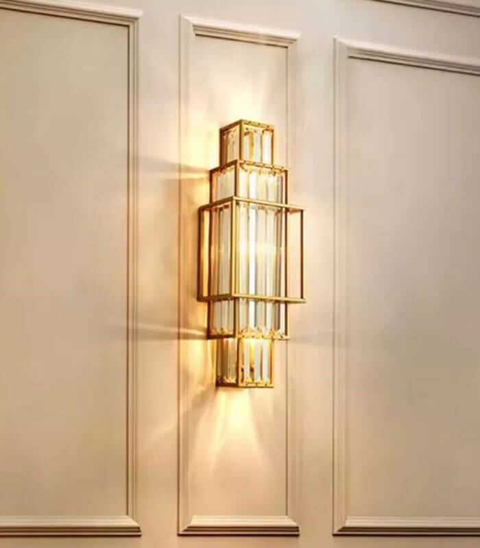 Barcelona crystal wall light