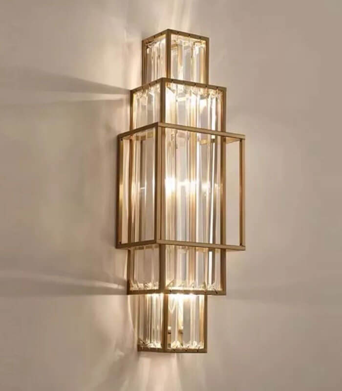 Barcelona crystal wall light