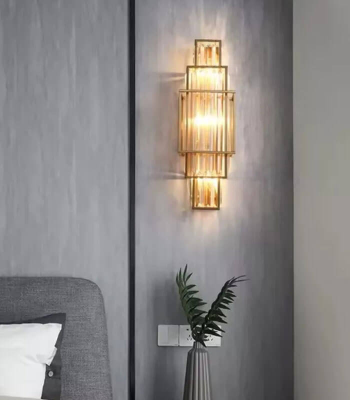 Barcelona crystal wall light