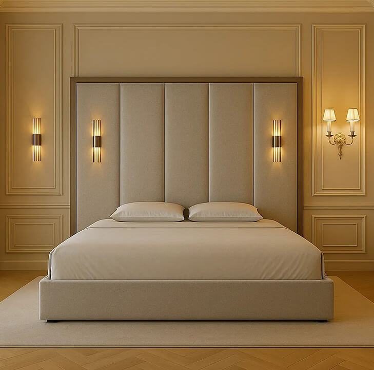 Brooklyn Bed With Wooden Trim