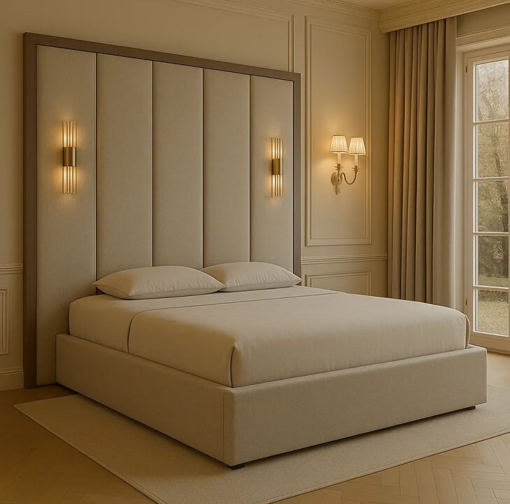 Brooklyn Bed With Wooden Trim