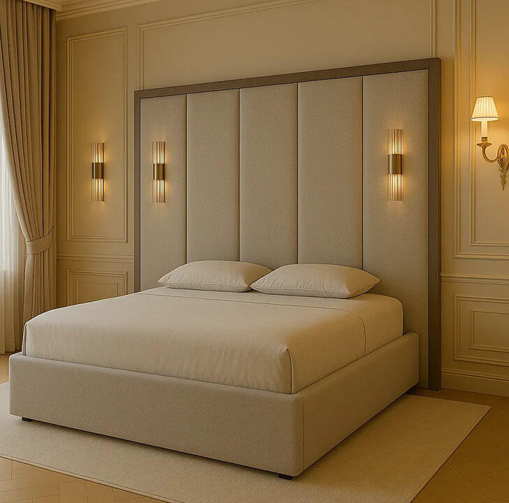 Brooklyn Bed With Wooden Trim