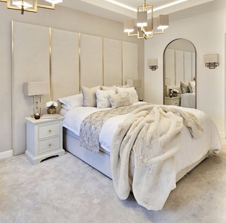 Brooklyn Metal Trim Bed