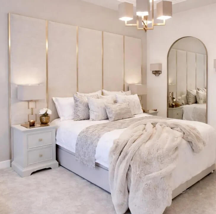 Brooklyn Metal Trim Bed
