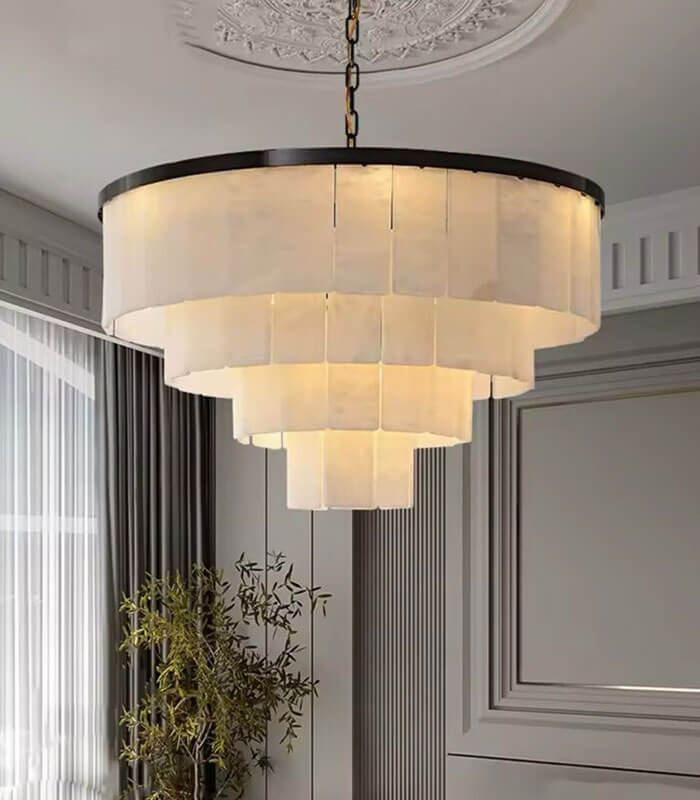 Brooklyn marble chandelier
