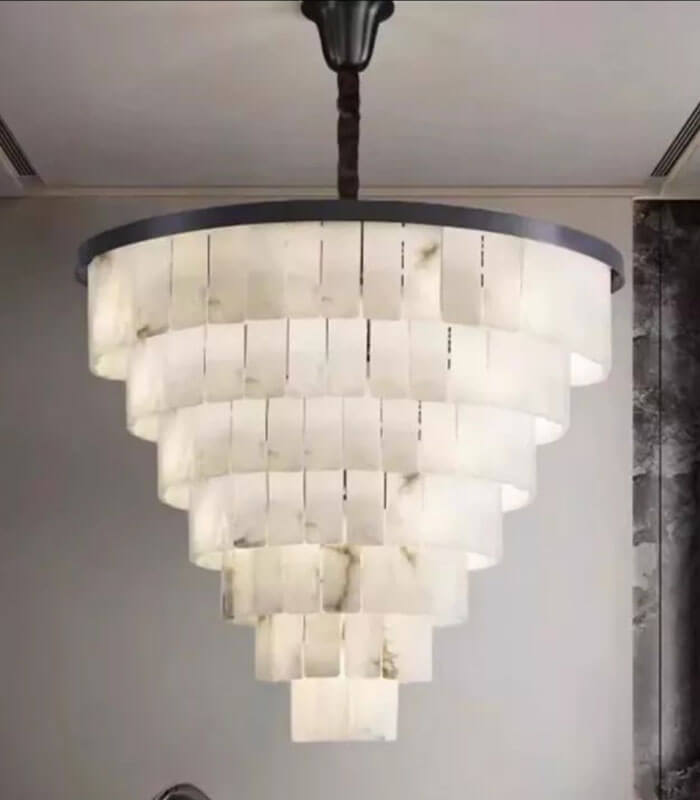 Brooklyn marble chandelier
