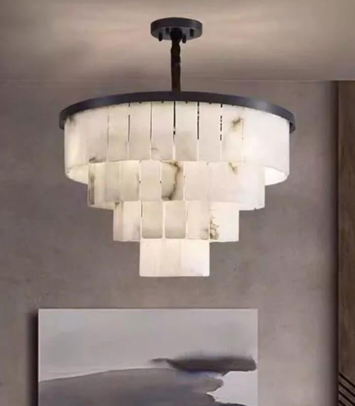 Brooklyn marble chandelier