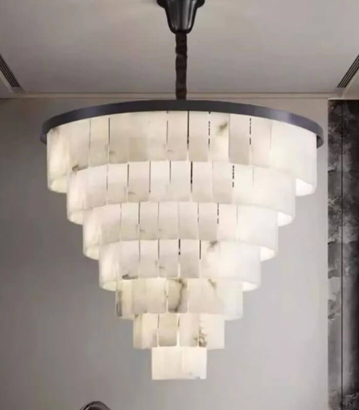 Brooklyn marble chandelier