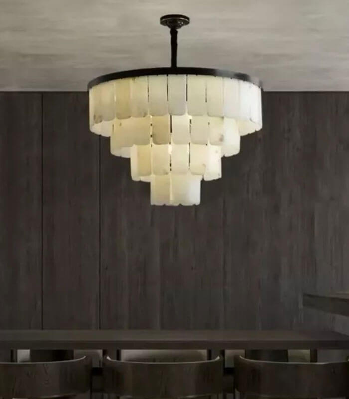 Brooklyn marble chandelier