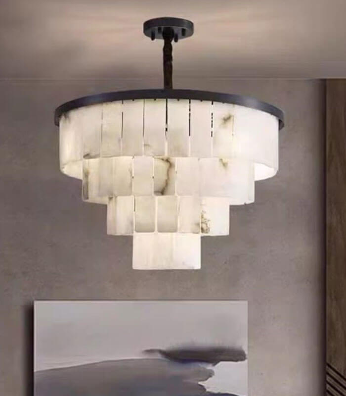 Brooklyn marble chandelier