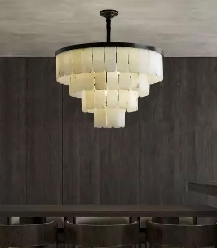 Brooklyn marble chandelier
