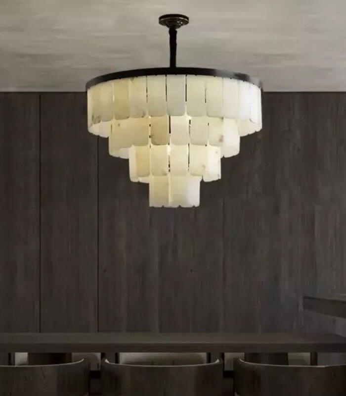 Brooklyn marble chandelier