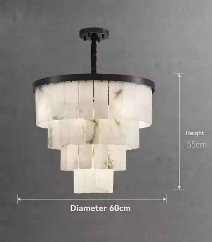 Brooklyn marble chandelier