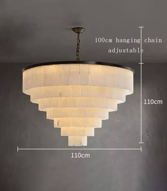 Brooklyn marble chandelier