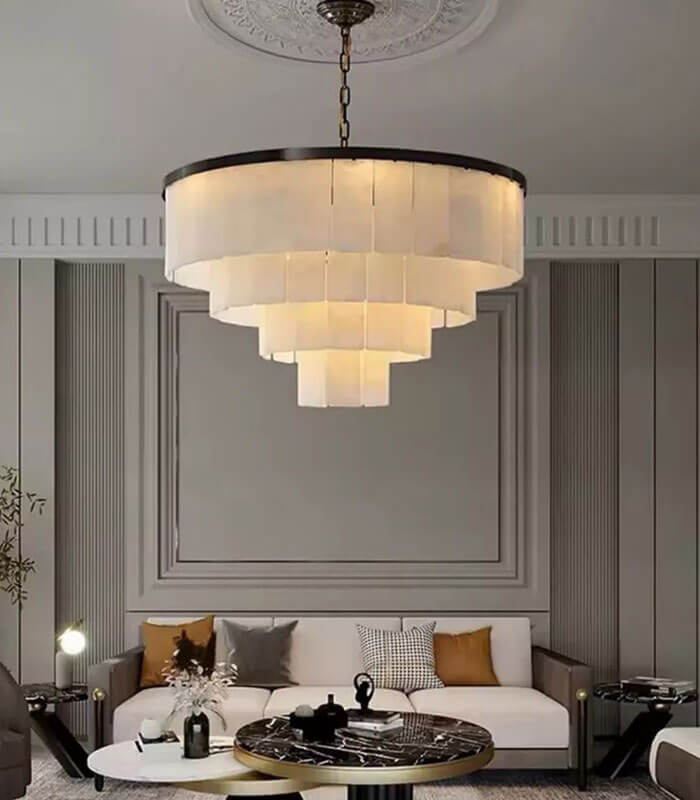 Brooklyn marble chandelier