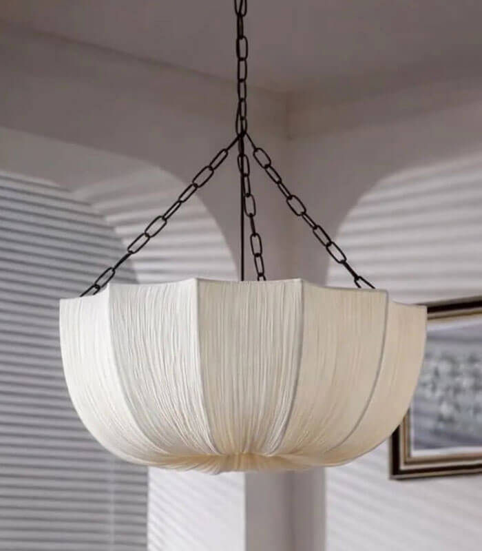 Celeste Modern Fabric Pendant Light