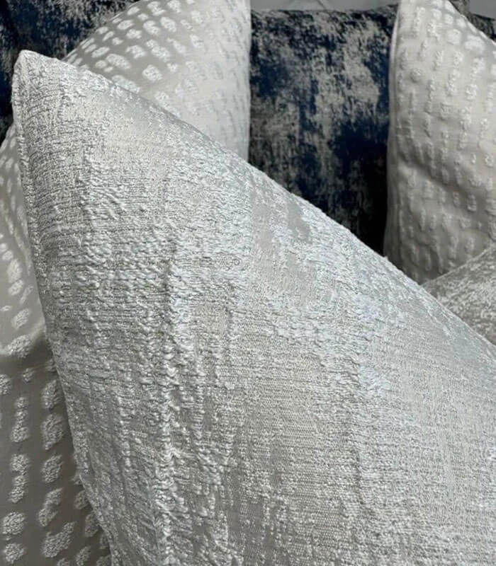 Champagne porcelain luxury duck feather cushion
