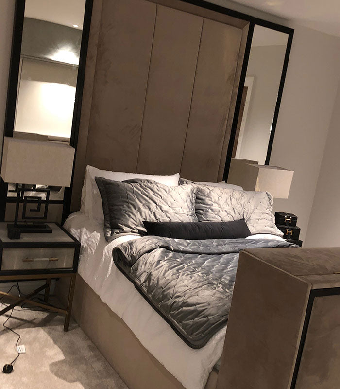 Charlie mirrored TV Bed