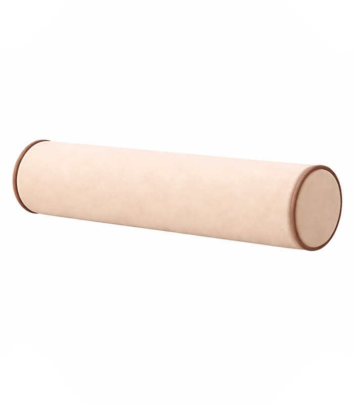 Cream Lux Velvet Cushion Sets With Contrast Piping Colour Options