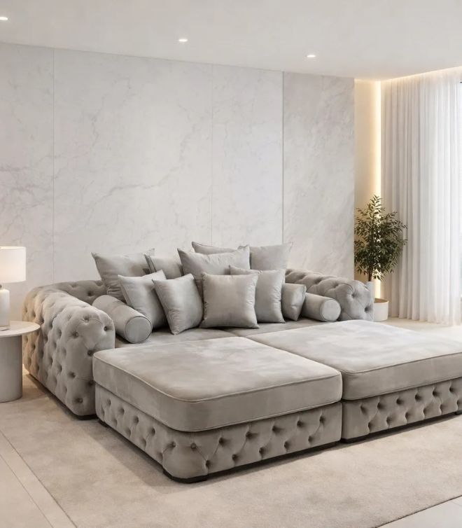 Curved Aston Snuggle Cinema Sofa