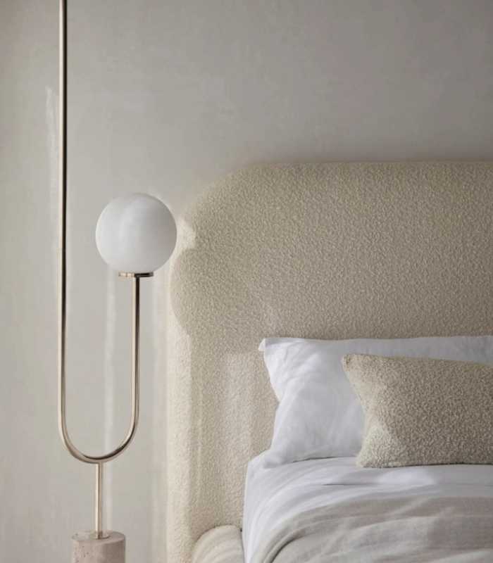 Curved Lucian Bed