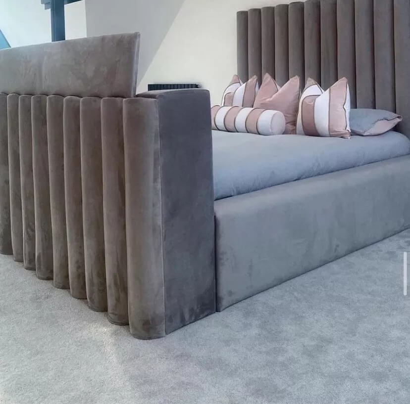 Dior Fluted TV bed