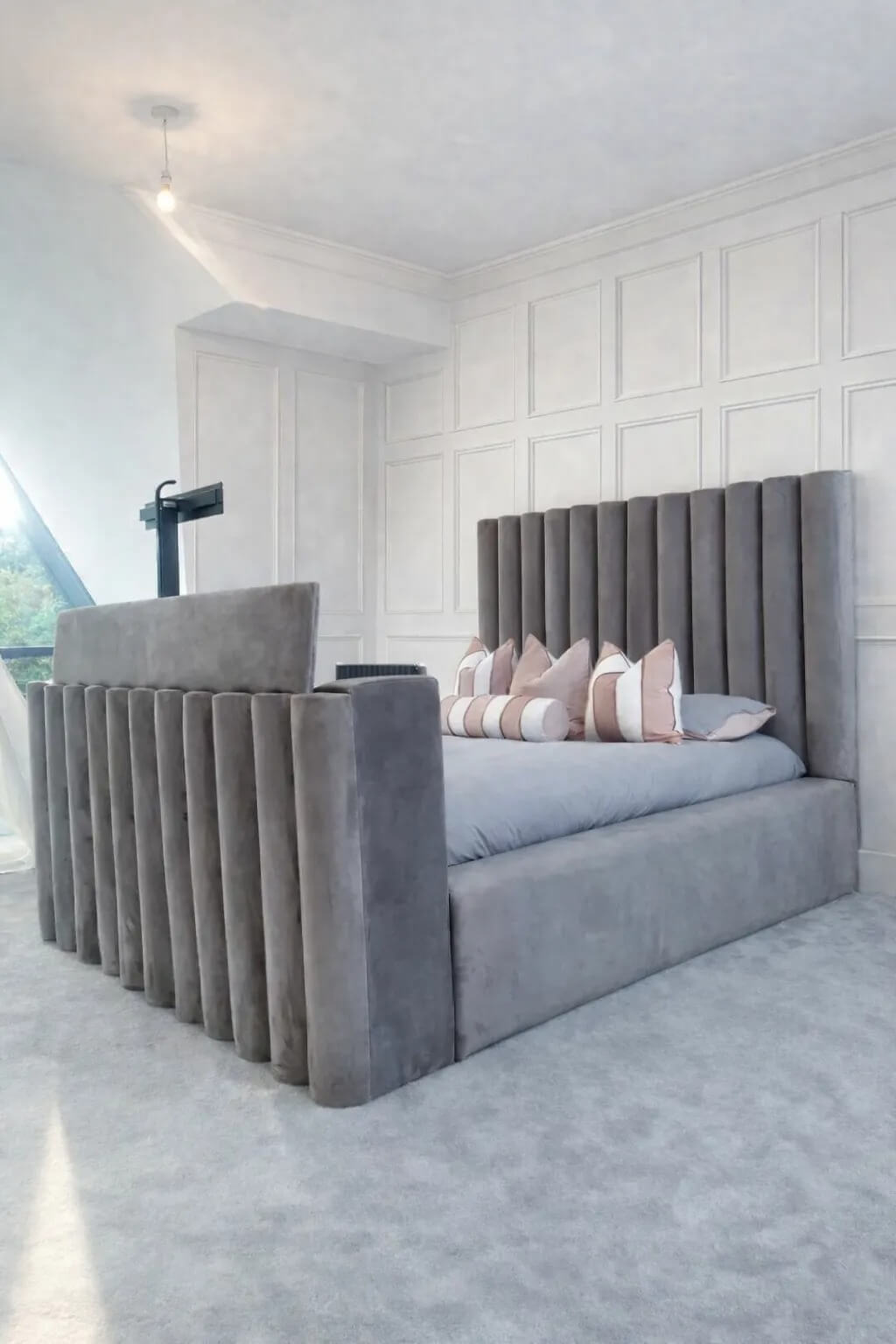 Dior Fluted TV bed