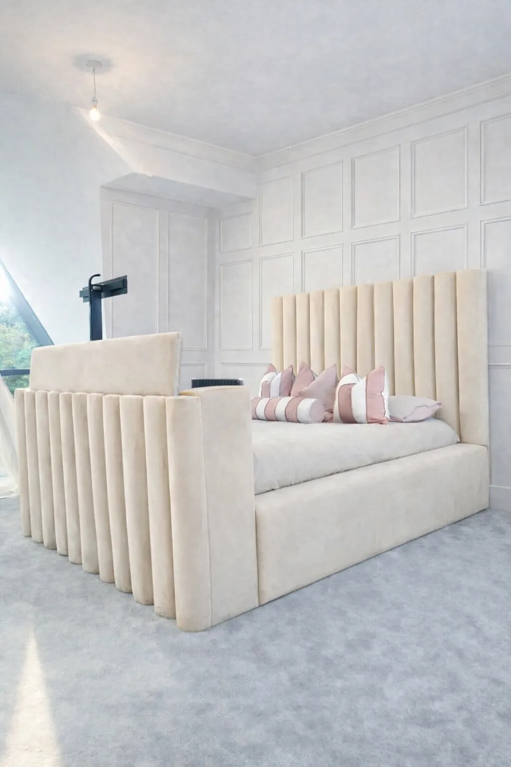 Dior Fluted TV bed