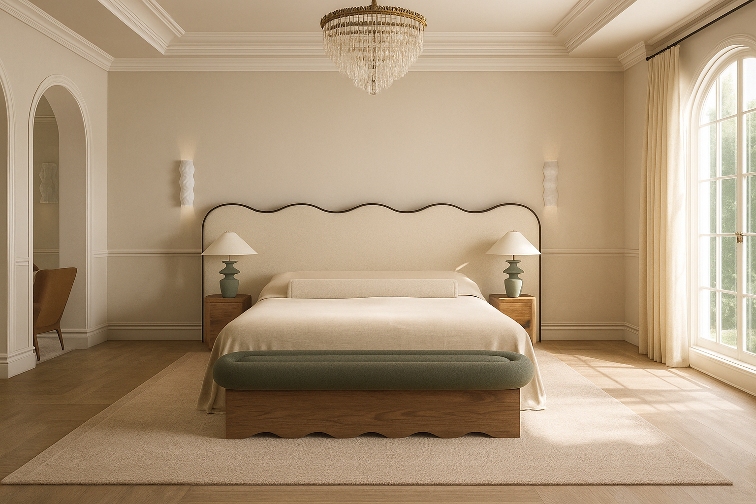 Royal Curve Sisley Bed