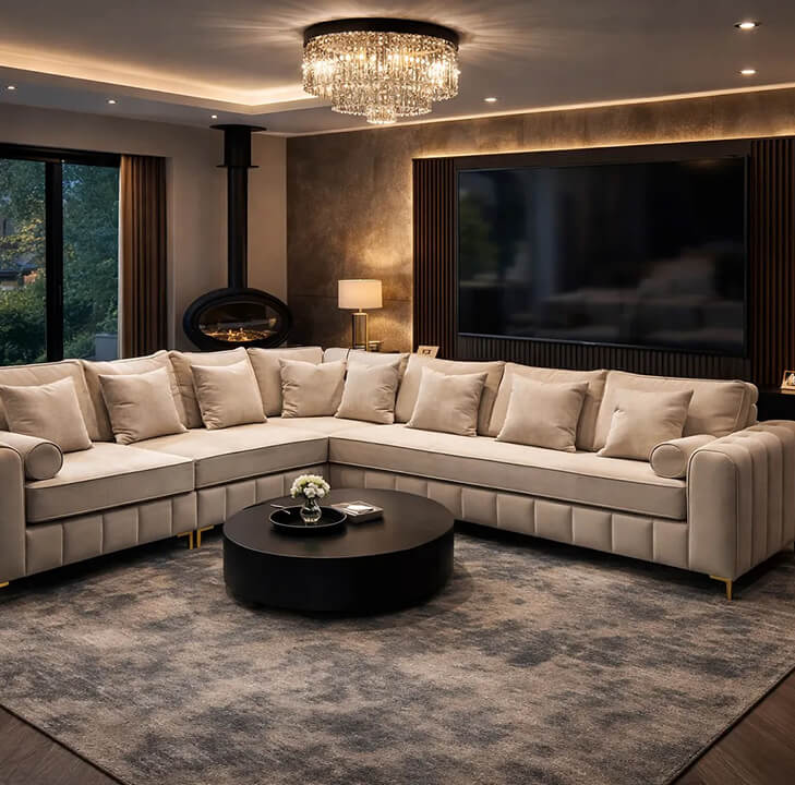 Grand Oyster Corner Sofa