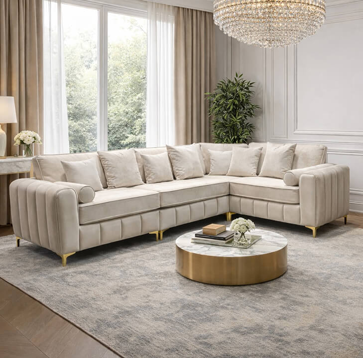 Grand Oyster Corner Sofa