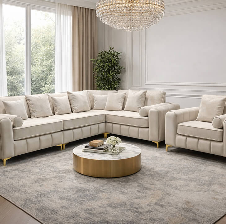 Grand Oyster Corner Sofa