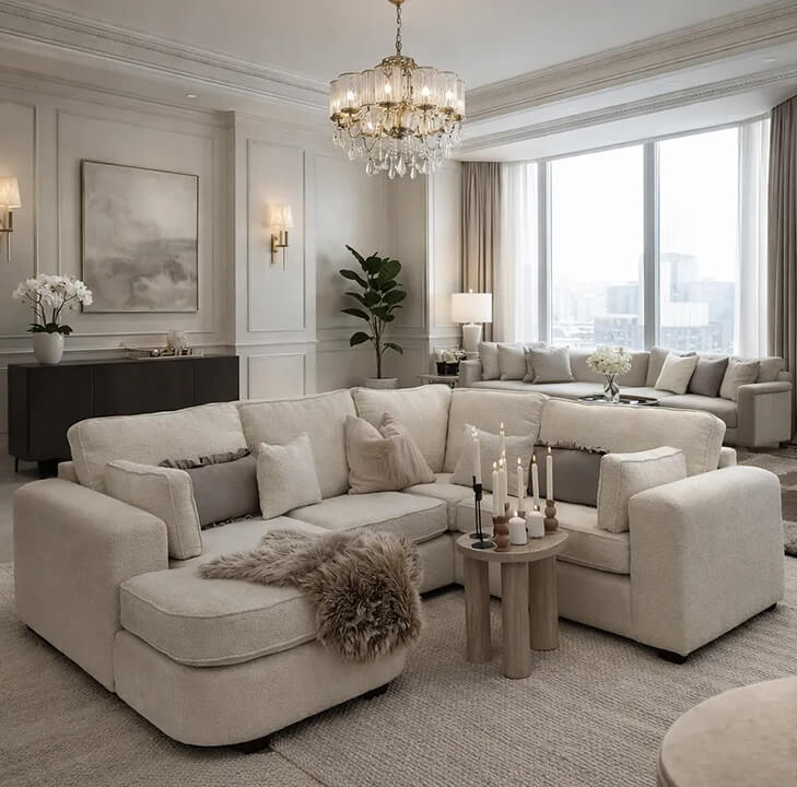 Harper U Shape And Corner Sofa Options