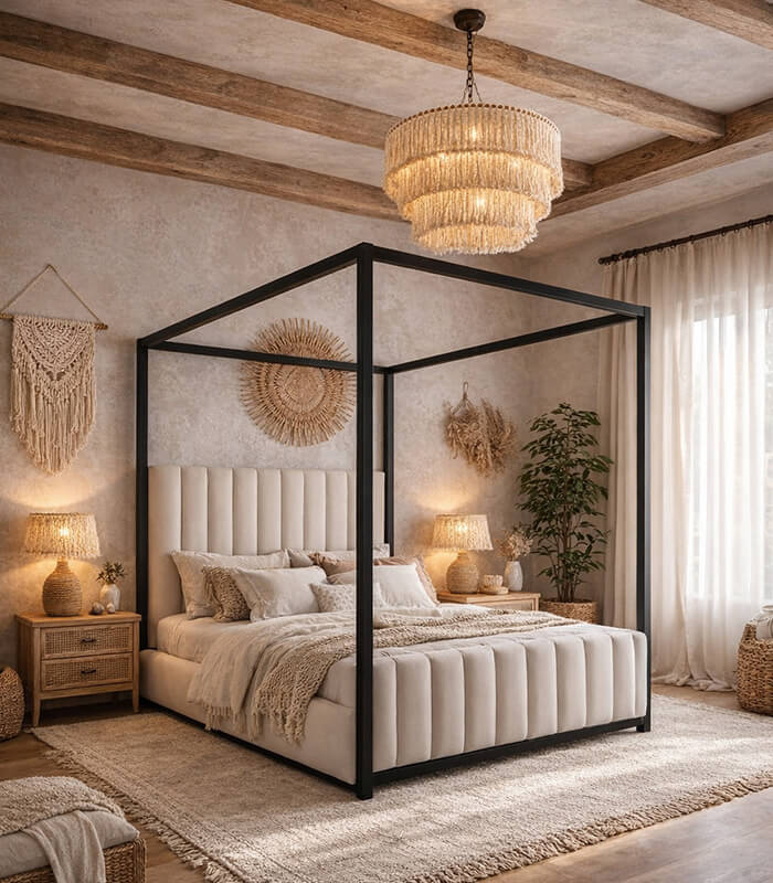 Havana Canopy Four Poster Bed