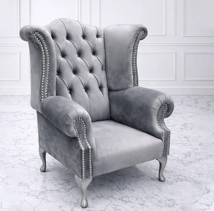 High Back Queen Ann Wing Chair