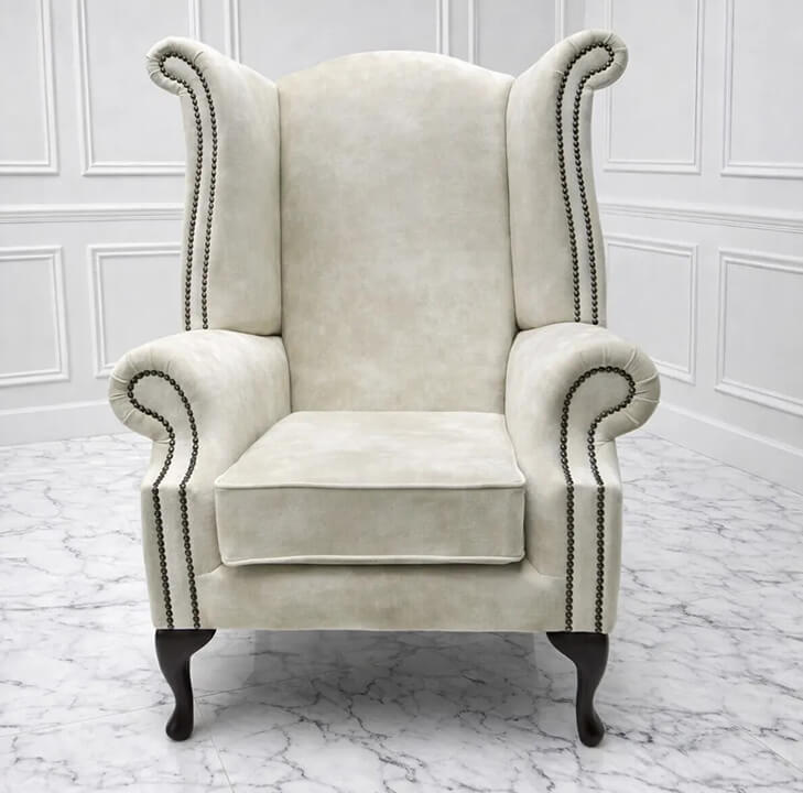 High Back Queen Ann Wing Chair