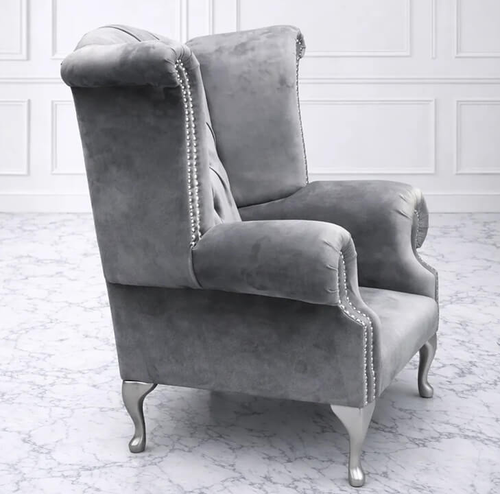 High Back Queen Ann Wing Chair