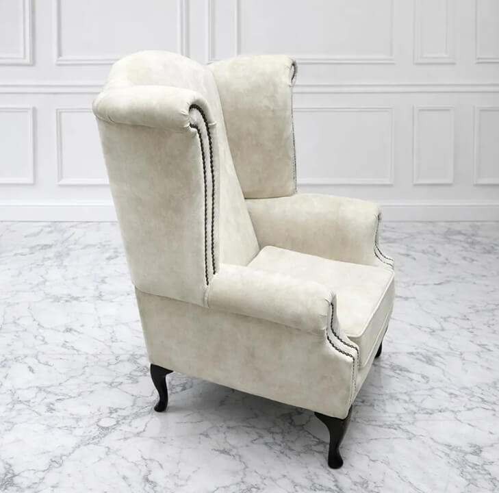 High Back Queen Ann Wing Chair