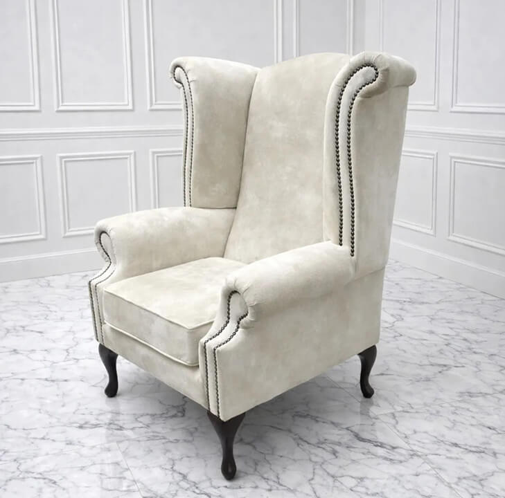 High Back Queen Ann Wing Chair