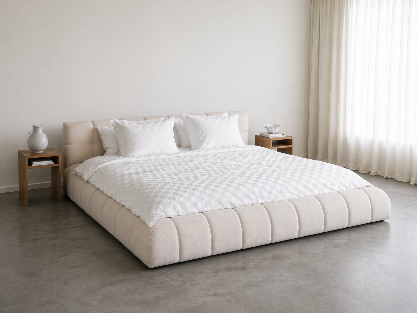 Oyster Oxford Bed