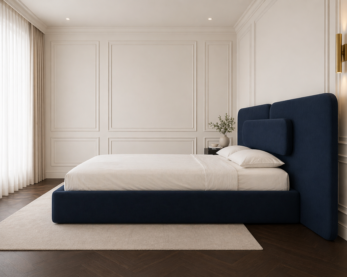 Curved Conrad linear bed