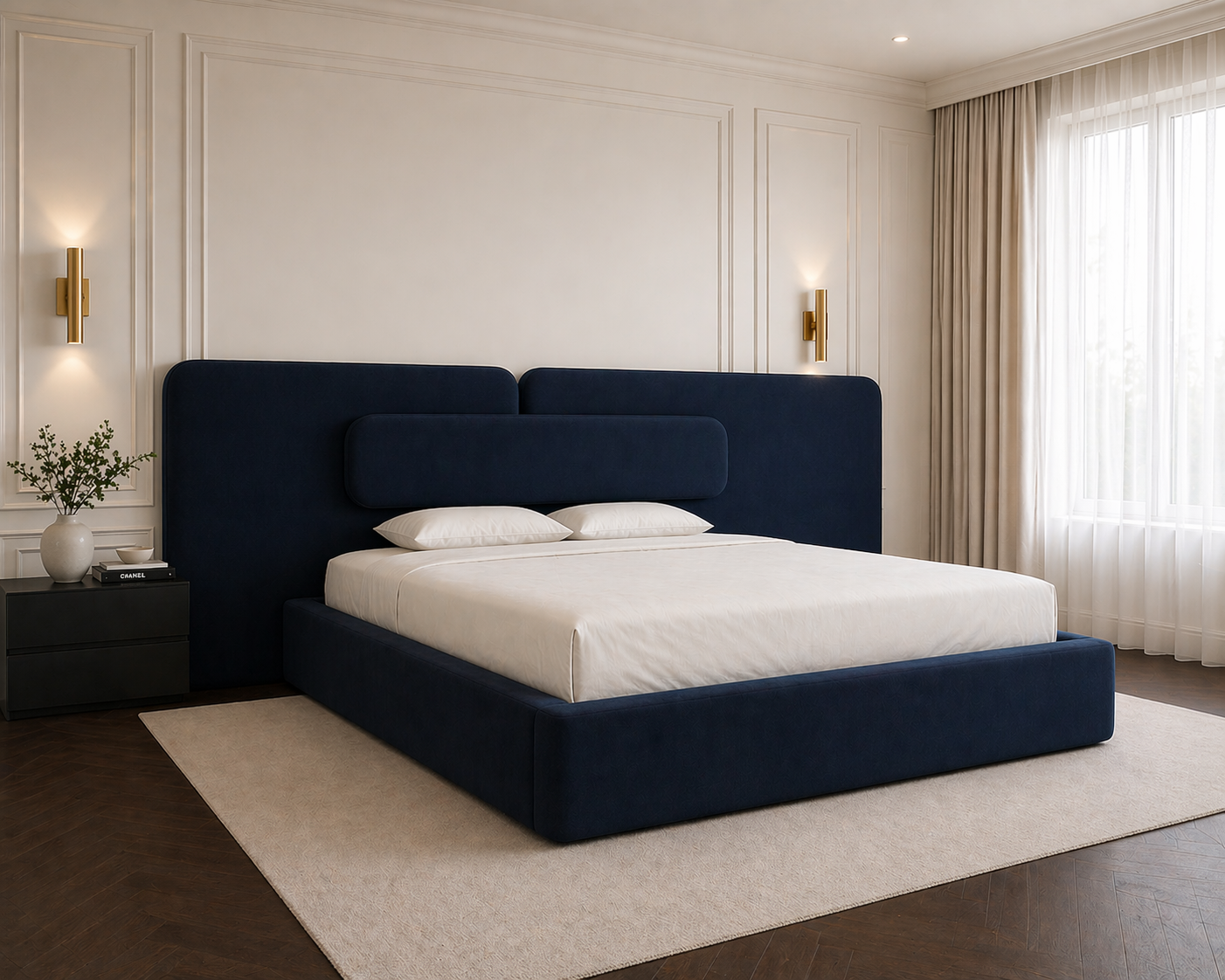 Curved Conrad linear bed