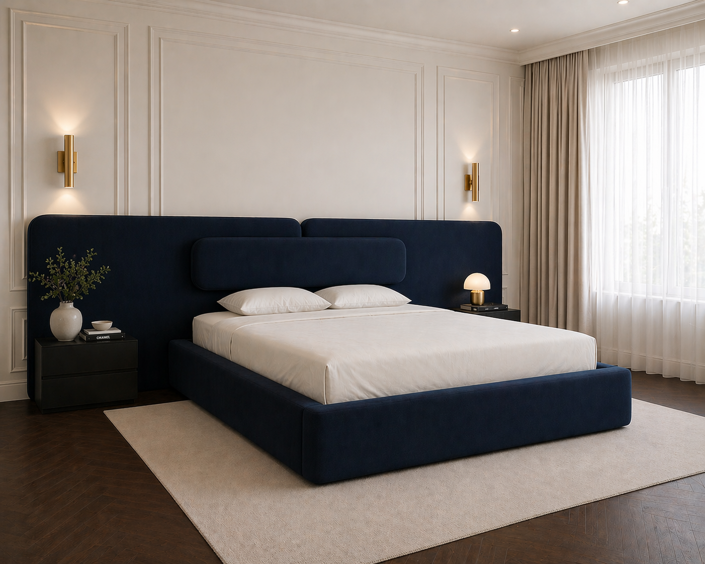 Curved Conrad linear bed