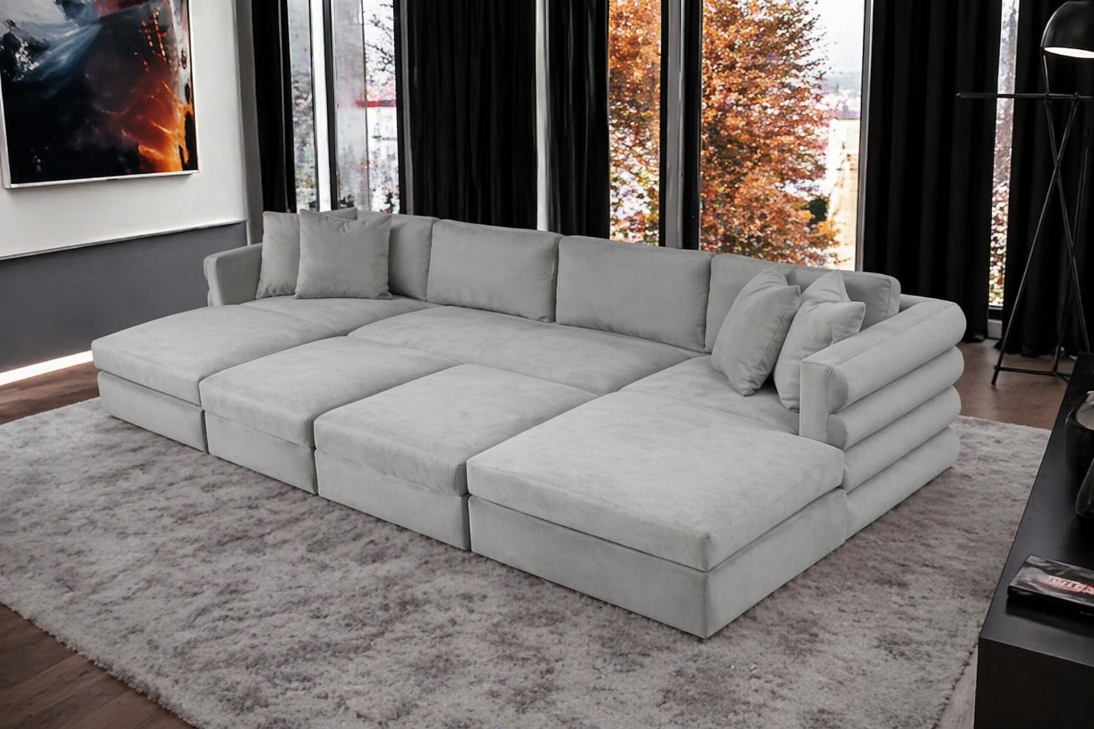 Dior Pannelled Cinema Sofa